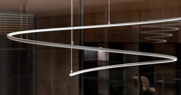 Spiral-Design LED Leuchte